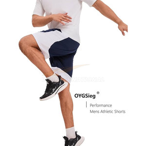 Short de gymnastique athlétique pour homme Short d'entraînement respirant à séchage rapide Poches Basketball Course à pied Entraînement Vêtements de sport décontractés - Product Image 6