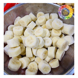 Tranches de banane congelées, meilleure vente de banane congelée IQF pour les smoothies et les desserts, banane congelée naturelle sans additifs - Product Image 1