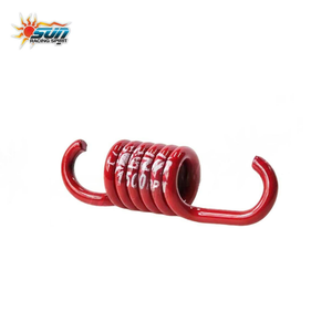Embrague de Carreras CVT para Motocicleta SUN Racing CLICK/PCX Taiwan 1500 RPM, Resorte de Liberación de Embrague, Nuevo, 3 Piezas/Juego, Hecho de Acero Rojo - Product Image 2
