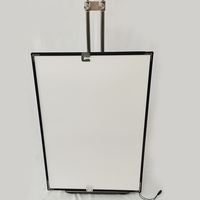 Cadre en aluminium ultra-mince pour affichage LED rétroéclairé, résistant aux intempéries, pour affiches et menus