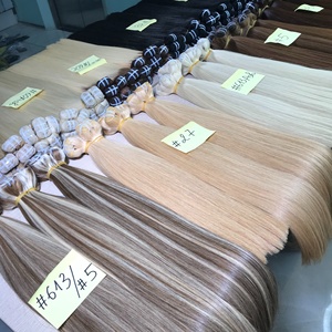 Couleurs Tendances Extensions de Cheveux 100% Vierge Remy Vietnamiennes Qualité Supérieure Lisses Double Trame Fabrication Directe Usine - Product Image 5