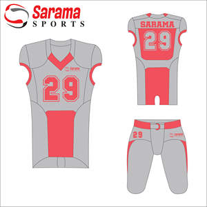 Uniformes de fútbol americano Conjunto de uniforme de fútbol americano de Pakistán Uniforme deportivo barato Proveedor profesional, - Product Image 2