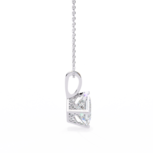 จี้ CVD ประดับเพชรสี่เหลี่ยมแบบพรีเมี่ยมคอลเลกชั่นความรู้สึกของเจ้าหญิงสำหรับสวมใส่ในงานปาร์ตี้ของผู้หญิง - Product Image 6