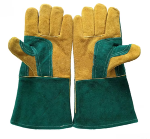 Gants de soudage en cuir de vache de qualité supérieure résistants au feu équipement de soudage industriel bon marché anti-coupure anti-dérapant fonctions anti-chaleur - Product Image 4