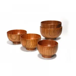Premium Wooden Bowl with Unique Wood <b>Grain</b> Perfect for Salad Pasta <b>Snacks</b> and Dining Serving - Product Image 3