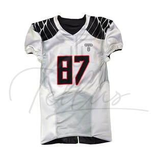 Unisex American <b>Football</b> Jersey Breathable Polyester Custom Team Colors and Numbers Plus <b>Size</b> - Product Image 2