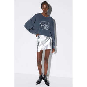 Sudadera Corta con Cuello Redondo - Product Image 2