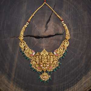 Glamorous Gold-Plated Religious Chain <b>Necklace</b> for Wedding & Gift Giving 177131 - Product Image 3