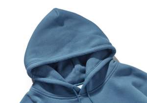 Cropped Regular Fit 400G Algodón/Poliéster Fleece Invierno Ecológico Secado rápido Tallas grandes Hombres Impreso Cuello con capucha Punto - Product Image 2