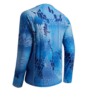 Precio barato alta calidad bajo Moq sublimación personalizada secado rápido transpirable pesca manga larga poliéster pesca camisas - Product Image 2