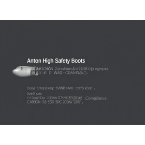 Botas de Seguridad Anton Talla 41 Negro/Azul S3 ESD SRC Cumplen con la Norma EN20345 - Product Image 2