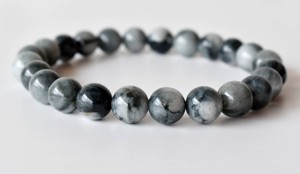 Pulsera de Cristal Ojo de Gato Natural de 8mm, Piedra Semipreciosa para Meditación - Product Image 6