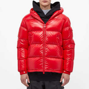 Chaqueta de bombardero de invierno acolchada personalizada para hombre, algodón grueso de alta calidad, cálida, ecológica, ropa de calle de oveja, estilo informal OEM Puffer - Product Image 4