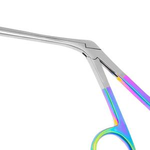 คีมจับแบบจระเข้ สแตนเลส เครื่องมือแพทย์ผ่าตัด ดีไซน์ยาวเพรียว เหมาะสำหรับการผ่าตัดหู คอ จมูก และการใช้งานทางคลินิก - Product Image 5