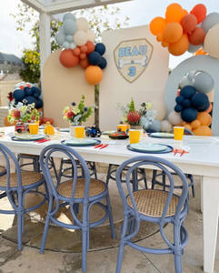 Ensemble de chaises pour enfants, événements, fêtes, matériaux naturels écologiques, taille et couleur personnalisées pour l'extérieur - Product Image 4