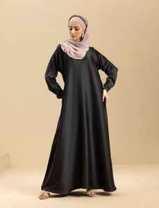 Custom Casual Breathable Polyester Floor Length Loose Fit Abaya 2025 Muslim Hijab <b>Dress</b> Islamic Clothing Open Embroidery Muslim - Product Image 5