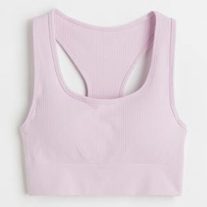 Soutien élevé sans couture respirant antichoc haut pour Racerback soutien-gorge de sport avant pour les femmes Fitness course Yoga conception Simple - Product Image 1