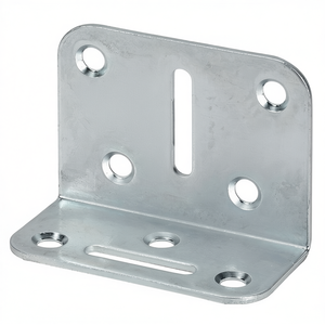 VORMANN Blue Zinc-Plated Steel Adjustable Bracket 50 X 35 mm Length 70 mm Width 2 mm Thickness Pack 20 for <b>Storage</b> Shelves <b>Units</b> - Product Image 3