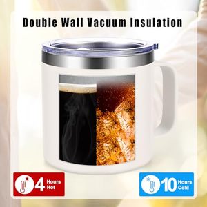 Mug à café isotherme personnalisé sur mesure, cadeau de retraite pour femme, 14 oz, crème, mugs à café imprimés DIY - Product Image 5