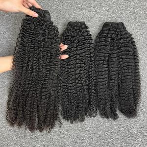 Cabello rizado de la mejor calidad, cabello humano 100%, cabello crudo vietnamita de un donante - Product Image 2