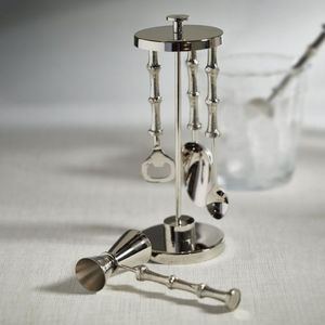 Juego de barras de acero inoxidable pulido en níquel de primera calidad con forma y tamaño personalizados perfectos para bodas elegantes - Product Image 3