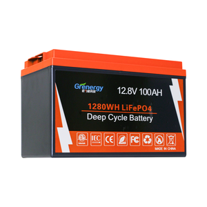 Nuevo Smart Thin Deep Circle 12Volt 240Ah 12V 100 18Ah 50Ah 62 Am 88Ah 90 Amp Batería de litio 12V 40 Ah IP65 Lifepo4 Batería solar - Product Image 1