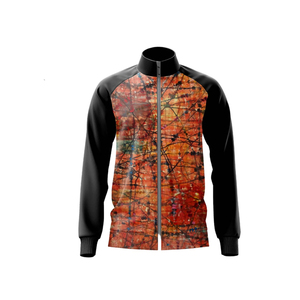 <b>Men</b> Customized Logo Sublimation Canvas Windbreaker <b>Jacket</b> Breathable Lightweight Quick Dry Training Outdoor <b>Half</b> <b>Zip</b> - Product Image 1