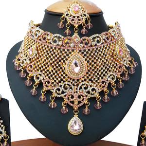 Bridal Necklace Earrings Headpiece Sets Women Zircon Trendy Party Wedding Engagement <b>Gift</b> Jewelry Flower Alloy Brides - Product Image 2