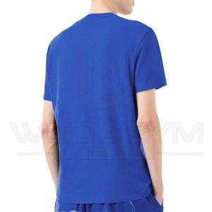 เสื้อยืดผู้ชายแบบแห้งเร็วเสื้อแขนสั้นผ้าโพลีเอสเตอร์ออกแบบโลโก้ได้ตามที่ต้องการ - Product Image 2