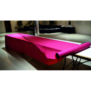 White 1.20m Folded (2.40m Open) x 25m Folded Tablecloth <b>Roll</b> Novotex TNT B2B - Product Image 3