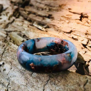 แหวนเรซิ่นอะคริลิกรูปทรงกลม แหวนทำมือ แหวนแห่งความรัก เครื่องประดับสำหรับงานปาร์ตี้ผู้หญิง ขายส่งราคาดีที่สุด - Product Image 1