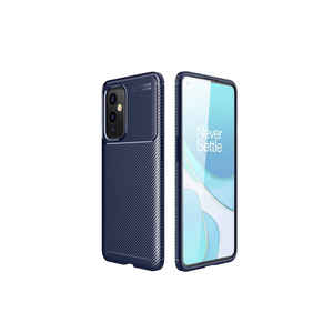 Funda Netzy para OnePlus 9, SAFA, Negra, Azul Marino, Silicona TPU, Protectora Trasera para Teléfono Móvil - Product Image 1