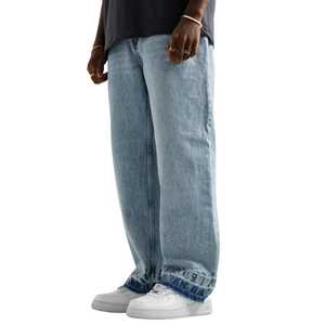 กางเกงยีนส์ทรงหลวมสำหรับผู้ชาย, กางเกงยีนส์ทรงหลวมใส่สบาย - Product Image 2