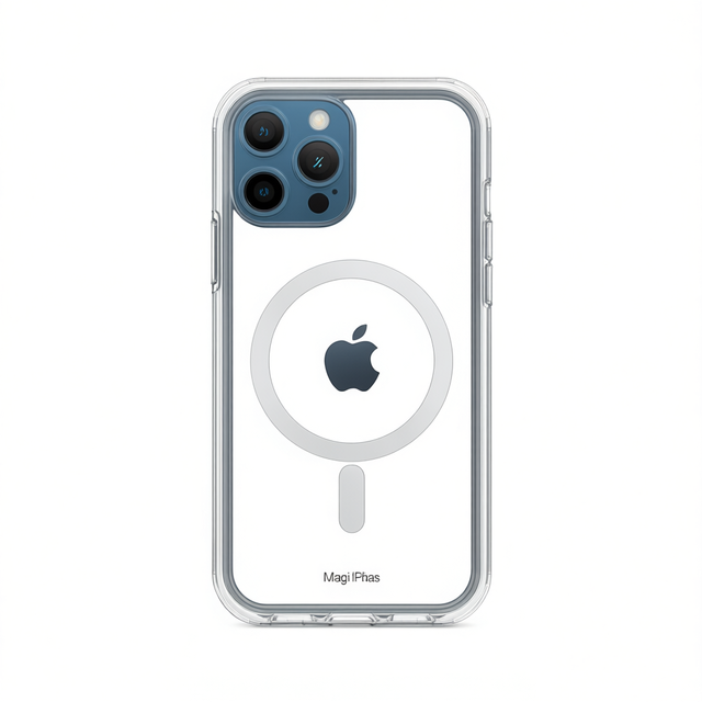 Transparent TPU+PC Case for 16 Plus with Wireless Charge Durable Protection Without Yellowing