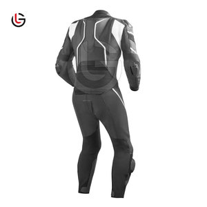 Vente en gros de combinaisons de moto en cuir de vachette véritable personnalisées vêtements de sport de course automobile confortables, respirants et imperméables pour hommes - Product Image 3
