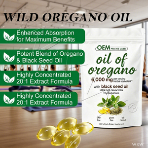 Cápsulas de Aceite de Semilla Negra con Aceite de Orégano, Ayuda Digestiva y Antioxidante Natural, en Existencia al por Mayor - Product Image 5