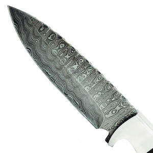 Cuchillos de caza de Damasco de alta calidad del mejor proveedor, nuevo diseño para uso en exteriores, OEM, cantidad a granel de madera personalizable a la venta - Product Image 2