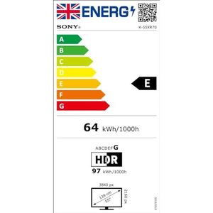 ทีวีสมาร์ทแอนดรอยด์ขนาด 55 นิ้ว Mini LED 4K HDR 120Hz พร้อมคุณสมบัติสำหรับเล่นเกม รับประกัน 5 ปี สำหรับใช้ในบ้านและโรงแรม ภาษาอังกฤษเป็นภาษาเริ่มต้น - Product Image 1