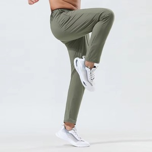Pantalones de chándal lisos de secado rápido personalizados de alta calidad, pantalones de Jogger transpirables de muestra gratis, pantalones deportivos informales para hombre, pantalones de gimnasio Cargo - Product Image 3