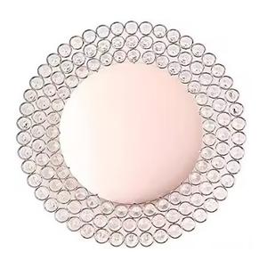 Assiette de chargeur moderne en métal fini rouge, restaurant de qualité exclusive unique, servant des assiettes durables impressionnantes en vente - Product Image 2