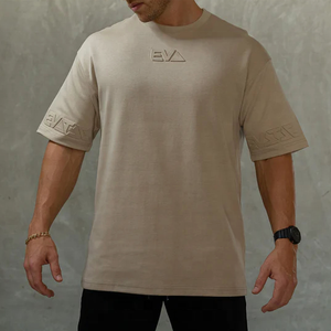 Increíble Camiseta con Letra Gráfica Personalizada, Camiseta de Manga Corta con Relieve 3D Personalizable, Tejido de Punto 100% Algodón para Hombre y Mujer - Product Image 4