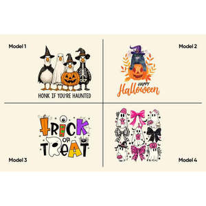 Halloween Trick Treat Cotton <b>Drawstring</b> <b>Pouches</b> Embroidery Logo for Use Bracelets Clothing Watches Crafts Promotions Screen - Product Image 3