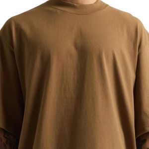 เสื้อยืดสตรีทแวร์ปักลายถักนิตติ้ง โพลีเอสเตอร์/คอตตอน คุณภาพสูง เสื้อผ้าผู้ชาย สั่งทำพิเศษ พิมพ์ลายได้ ไซส์ใหญ่ ไม่มีลาย - Product Image 5