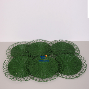 Mantel de ratán natural tejido a mano por artesanos expertos para decoración de mesa de comedor ecológica e interiores elegantes para el hogar - Product Image 2