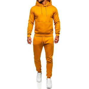 Survêtements à capuche imprimés personnalisés pour hommes - Ensemble de jogging sportif en coton léger et respirant pour l'entraînement de course à pied en hiver OEM - Product Image 3