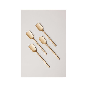 Cuillère à café en bétel faite à la main avec miroir à vendre Cuillère à couverts en laiton de taille personnalisée pour la cuisine et la table - Product Image 2