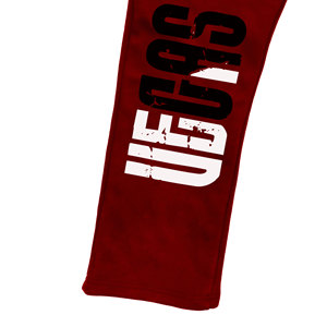 กางเกงจ็อกเกอร์ผ้าฟอกกรดสำหรับผู้ชายมีโลโก้ปักลาย - Product Image 4