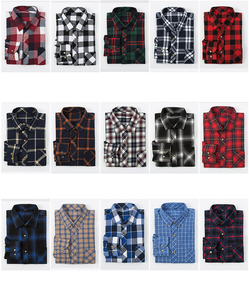 Camisa de Franela de Algodón 100% Tejida, Manga Larga, Casual, Lisa, para Hombre, Primavera-Otoño, Venta al Por Mayor, Personalizable - Product Image 6