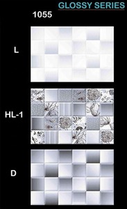 Décoration de villa Design 3D Mur extérieur en céramique 30x45 30x60 20x30 10x15 Carreaux muraux numériques 300x450 à emboîtement vitrés brillants - Product Image 3