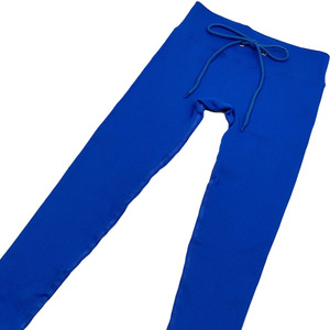 2025 Custom Logo 2-Piece Seamless Yoga Set for <b>Women</b> Workout Bra & <b>Leggings</b> Front Logo Solid <b>Pattern</b> Activewear for Training - Product Image 5